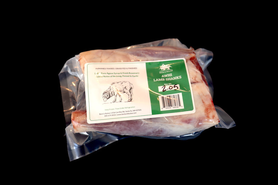 Domestic Lamb Hind Shank 22-26oz - 2 Per Pack